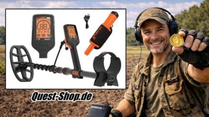 Quest-Shop.de 👉 Entdecke die Welt des Schatzsuchens mit dem Quest X5 IDMaxX Metalldetektor & Xpointer Pinpointer