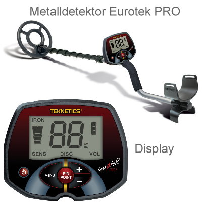 Metalldetektor Eurotek PRO (LTE)