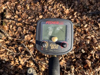 Goldfund mit Fisher EASY POWER