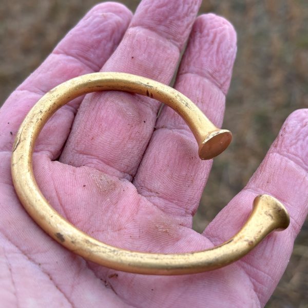 Goldener Armreif mit Manticore gefunden