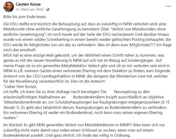 Kein Sondelverbot in NRW